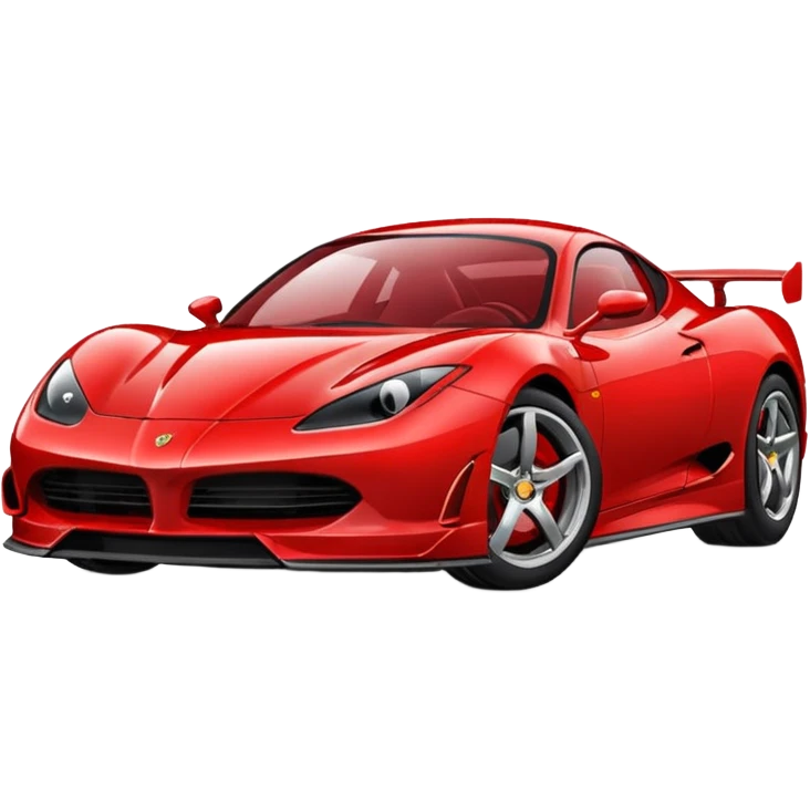 Sport car frontline cartoon emoji