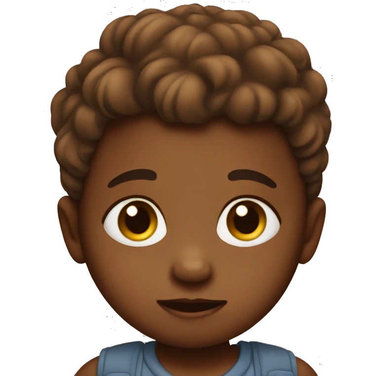 Brown baby boy emoji