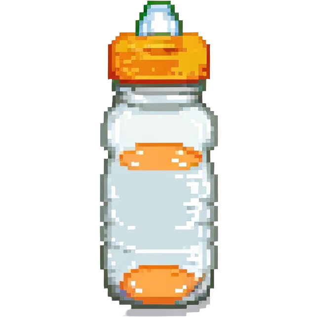 baby bottle with orange lid emoji