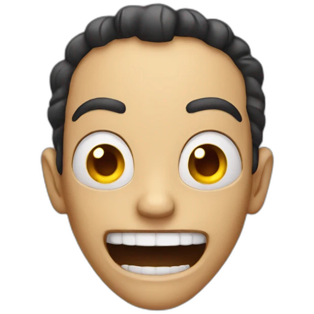 scary smiling emoji