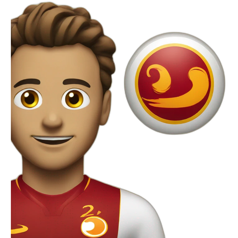 Galatasaray player and logo emoji