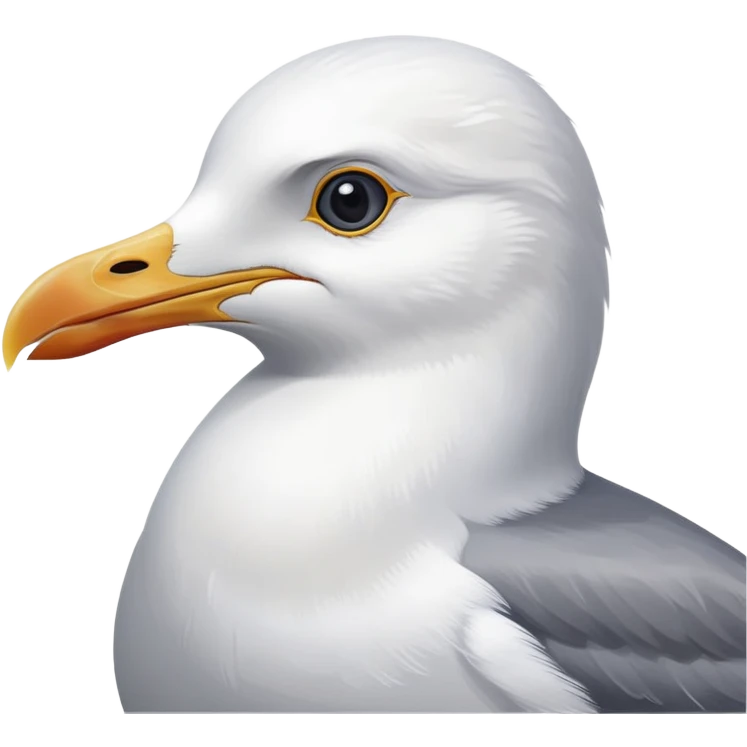 Cara de gaviota  emoji