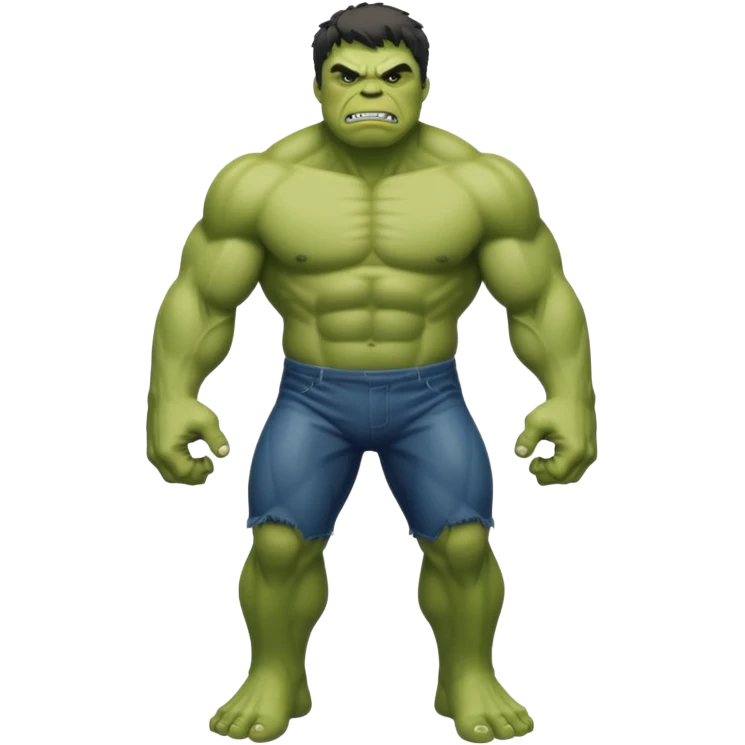Hulk full body emoji