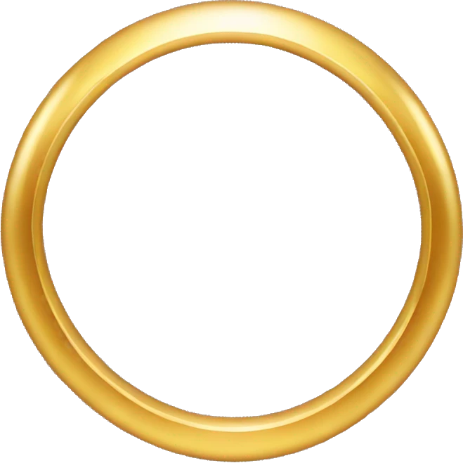 Gold ring emoji