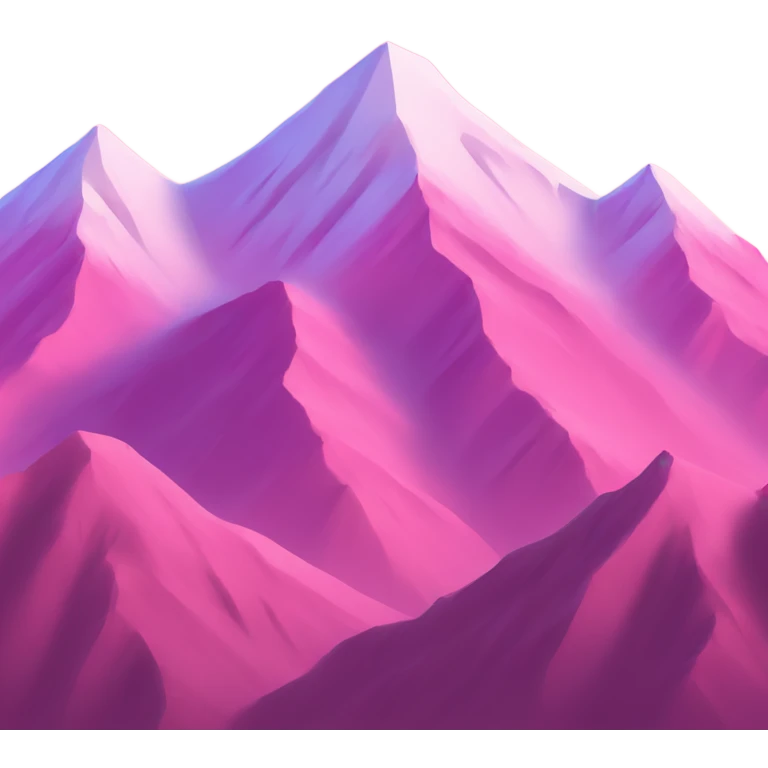 Pink mountains  emoji