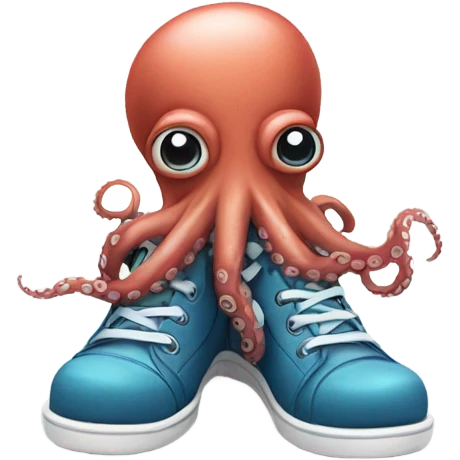Octopus in shoes emoji