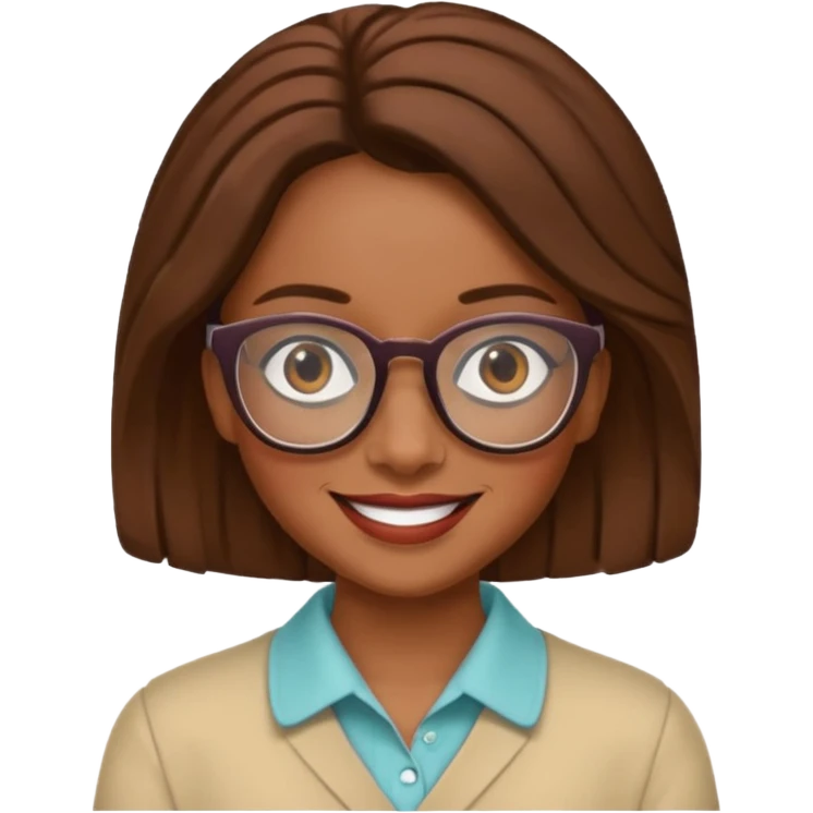Mirabel with glasses  from the Encanto Movie emoji