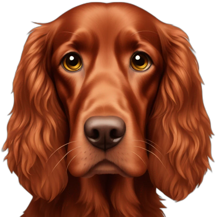 Red Setter irlandais emoji