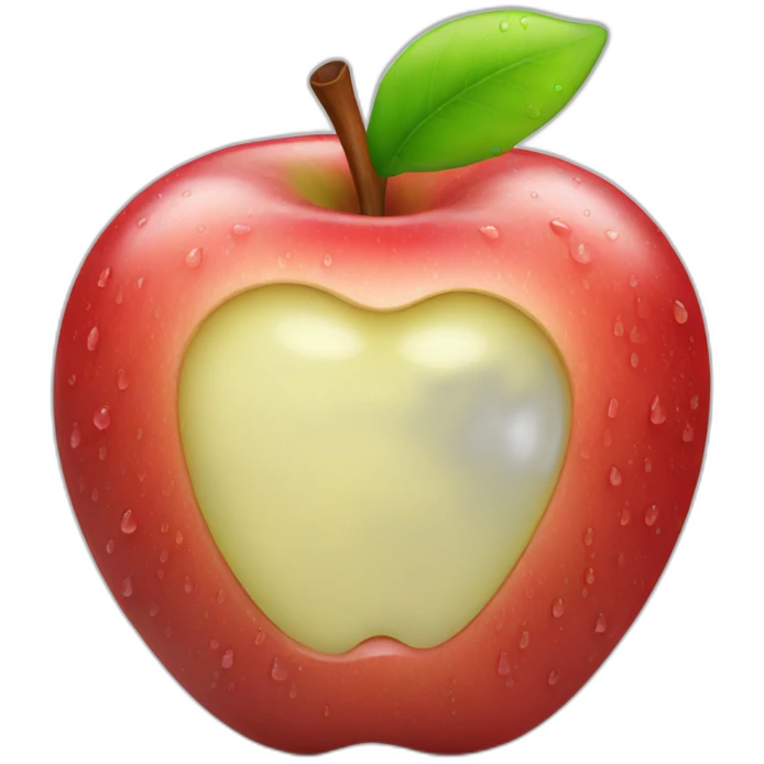 Wet Apple emoji