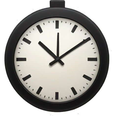 Clock  emoji