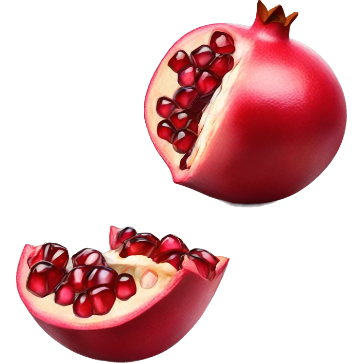 Juicy Pomegranate Cut Open emoji