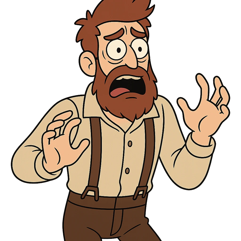 scared John Brown emoji