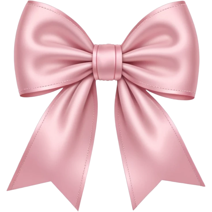 light pink bow on light pink bow emoji