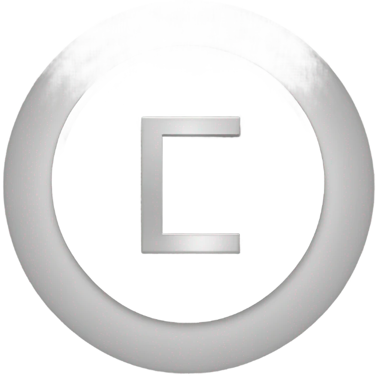 circle icon letter E  emoji