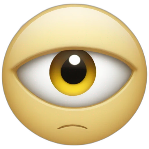 Funny eyes emoji