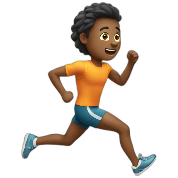 running emoji