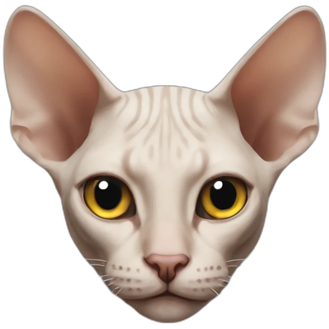 Sphinx Cat head reality emoji