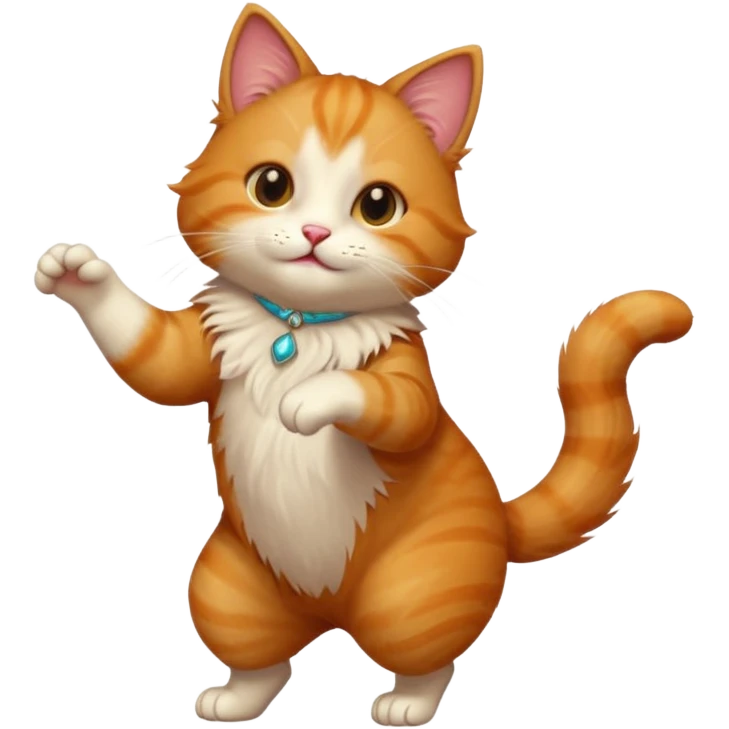 Dancing cat emoji
