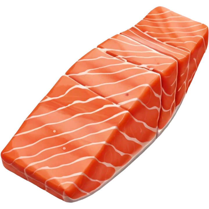 a piece of salmon meat emoji