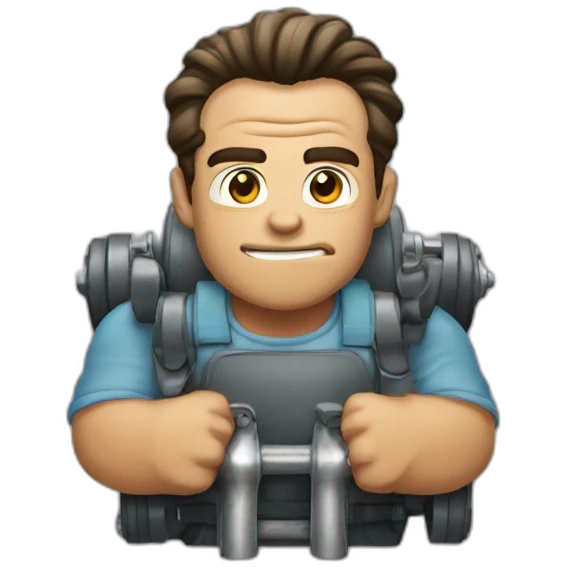 Arnold pumping  emoji