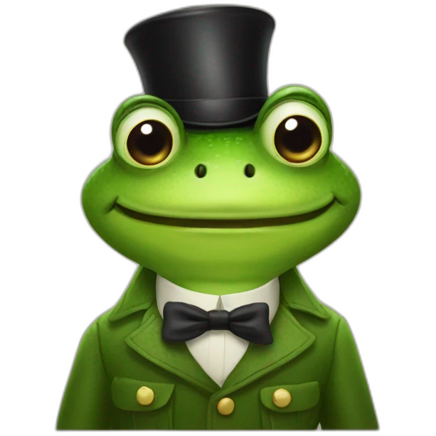frog with mustach emoji