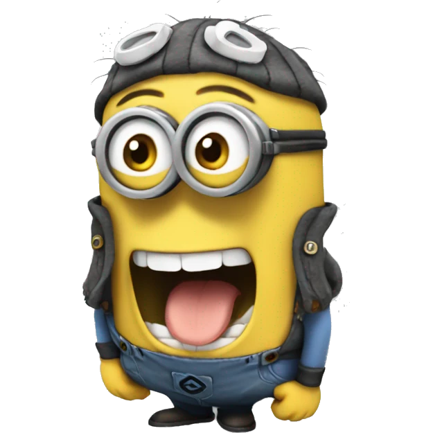 laughing minion emoji