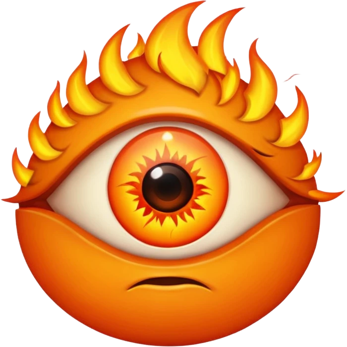 Use this photo in the emoji: https://ca.slack-edge.com/T03RQUNUQ-U03RQUNV2-ff0ad9d95cd5-512. It should be in the style of the eye of sauron from lord of the rings, but it's the "eye of gerry" emoji