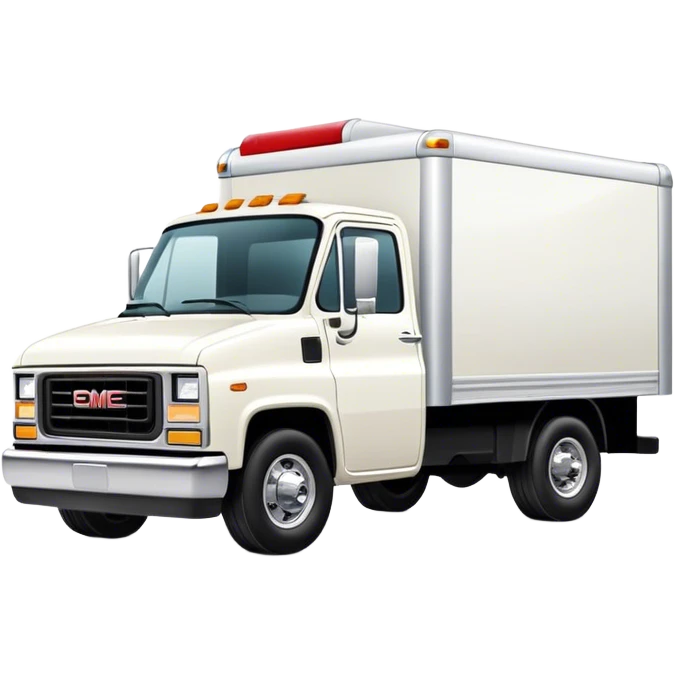 White GMC truck emoji
