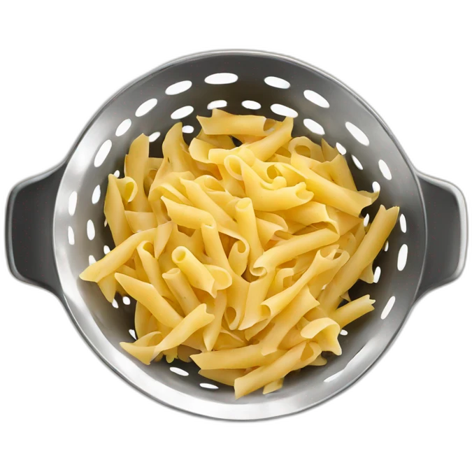 pasta in a colander emoji