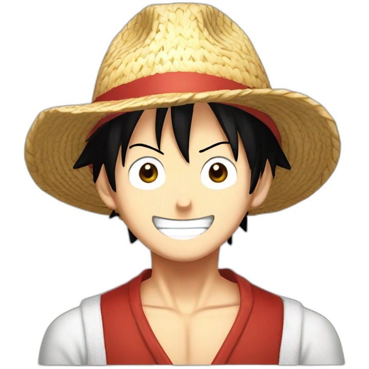 handsome Luffy from one piece emoji
