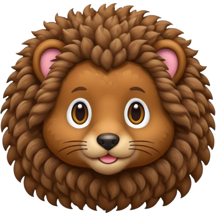 animal curly hair emoji