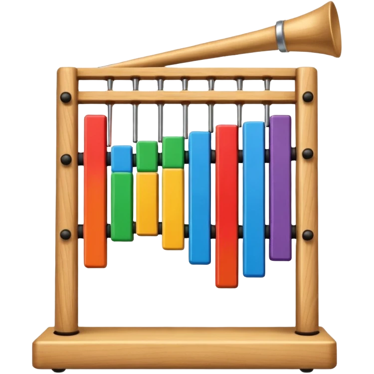 wooden glockenspiel instrument emoji