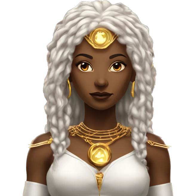 Technomancy Goddess is a mystical being who controls both magic and technology. She can cast spells on technological networks. Her powers blend the ancient art of magic with advanced cybernetics and technology. She can command machines emoji