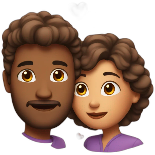Man and woman in love  emoji
