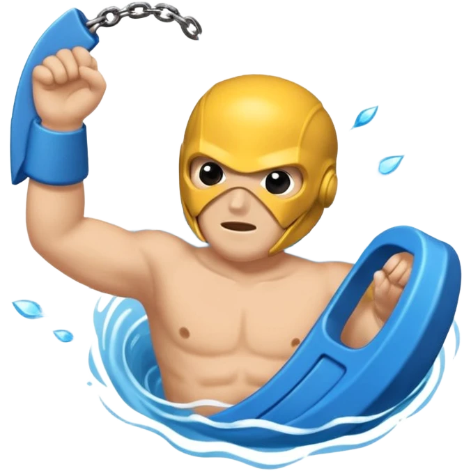 Mini versión de mark siniestro flotando con los brazos abiertos emoji