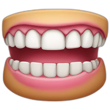 Toothy smile emoji