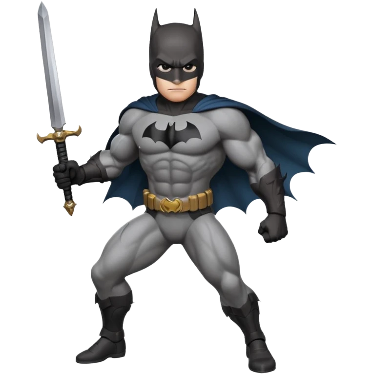 Batman with a sword emoji