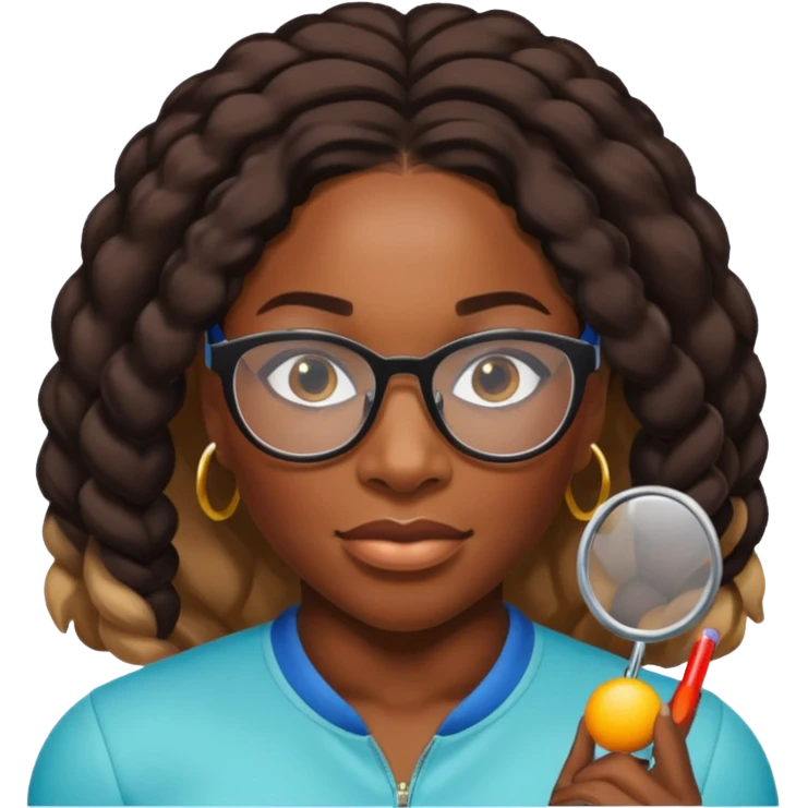 serina williams with glasses emoji