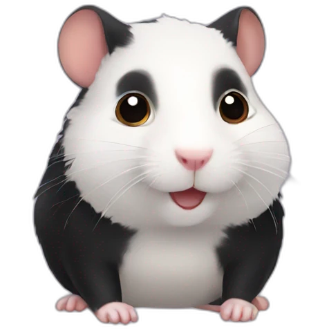black hamster emoji