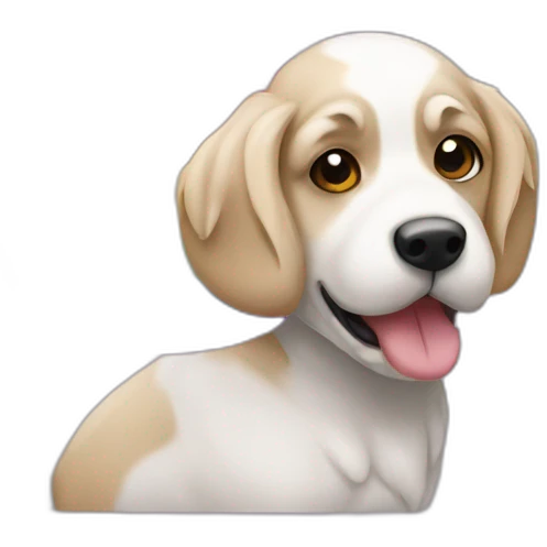 Chien drapeau Lgtb emoji