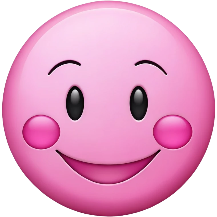 pink smiley face emoji