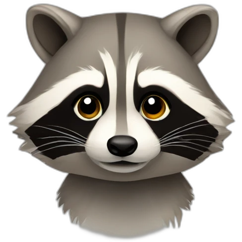 raccoon accounting emoji