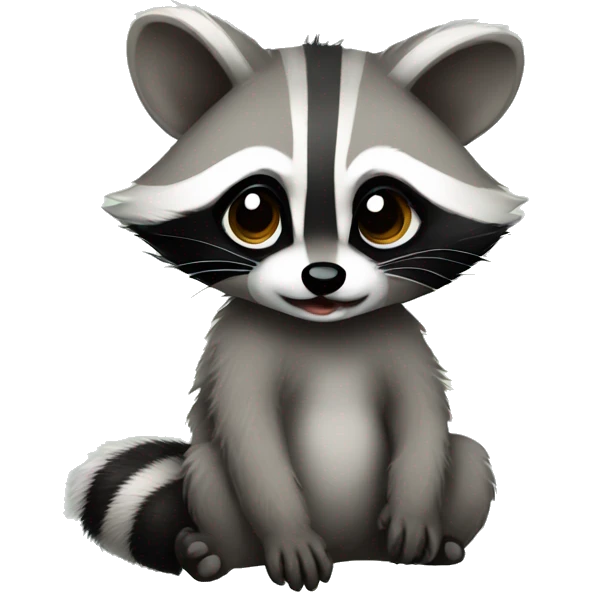 Baby raccoon  emoji