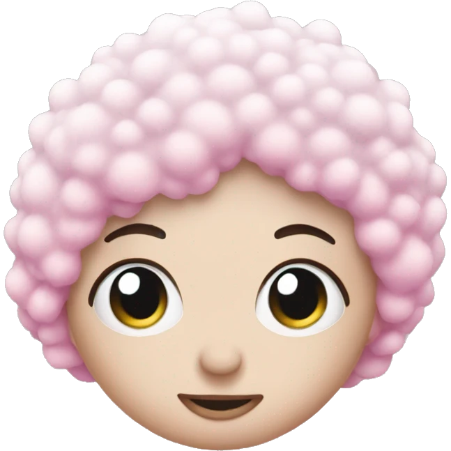 Pink Snowfall emoji