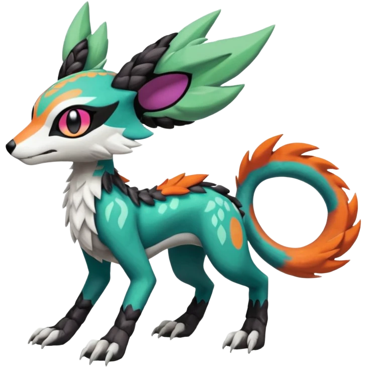 Meloetta-Vernid-Trico-Sergal-Protogen-Primagen-Pokémon-Fakémon-creature emoji