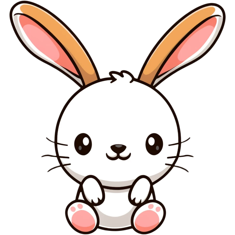 rabbit with deer antlers emoji