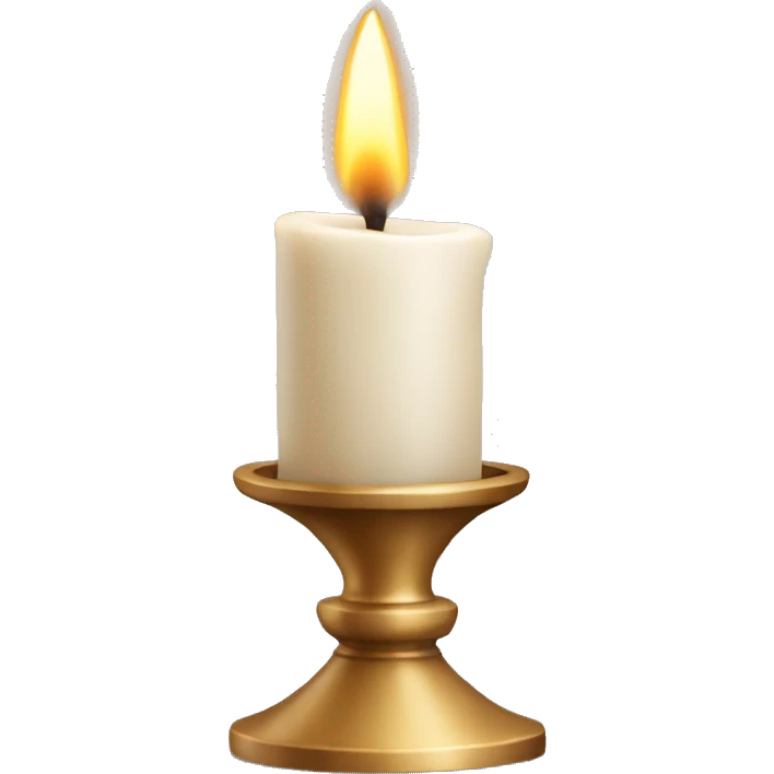 candle holder emoji