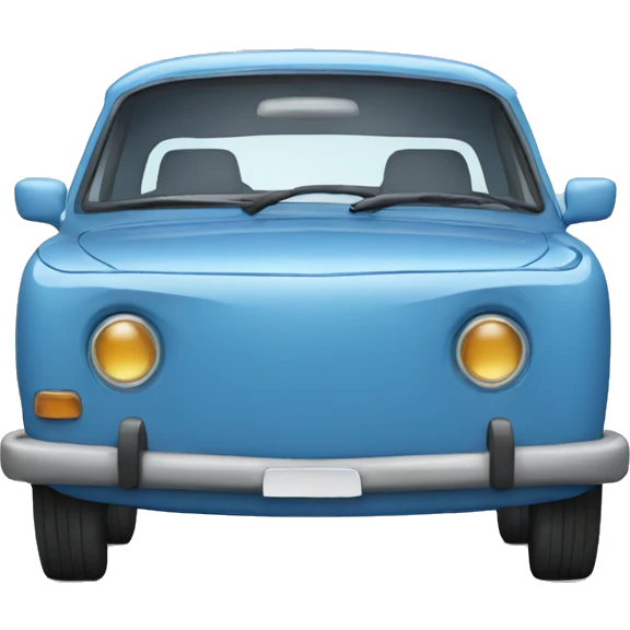 car blue emoji