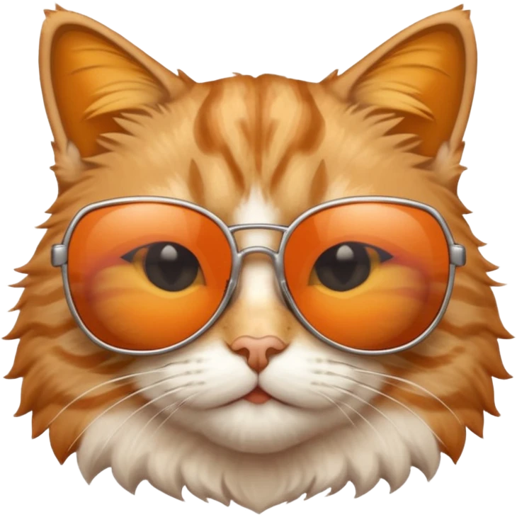 Cat wearing sunglasses emoji