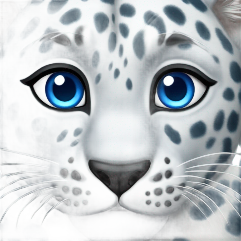snow leopard emoji